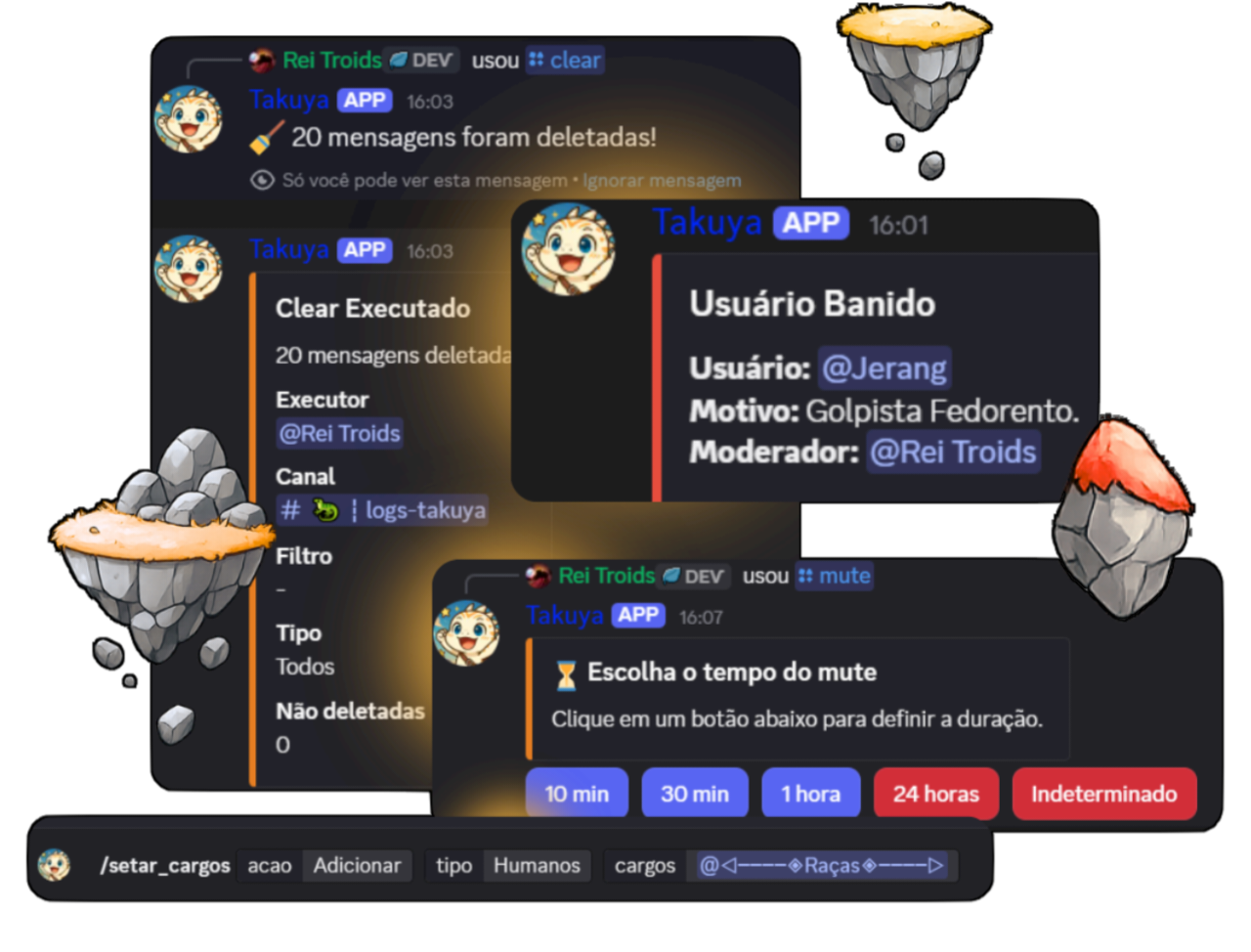 Moderacao e seguranca